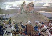 Viktor Vasnetsov Commemorative feast after Oleg, Sweden oil painting artist